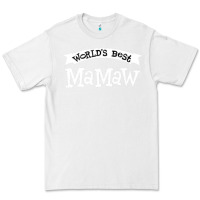 White World's Best Mamaw Ever Premium Tee - artisFamous