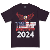 Plum trump 2024 take america back Premium Tee - artisFamous
