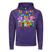 Cloud Purple 100 Days Of Making The Whole Class Shimmer Vintage Hoodie - CowhideDigitalArt