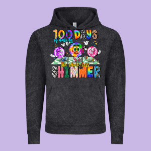 100 Days Of Making The Whole Class Shimmer Vintage Hoodie Designed By Cowhidedigitalart