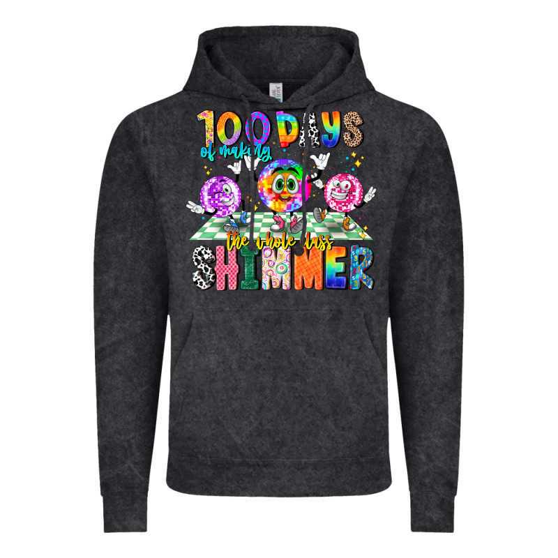 100 Days Of Making The Whole Class Shimmer Vintage Hoodie by CowhideDigitalArt | Teevron