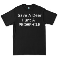 Black save a deer   hunt a pedophil Premium Tee - artisFamous