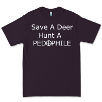 Plum save a deer   hunt a pedophil Premium Tee - artisFamous