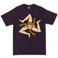 Plum sicilian triskelion Premium Tee - artisFamous