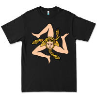 Black sicilian triskelion Premium Tee - artisFamous