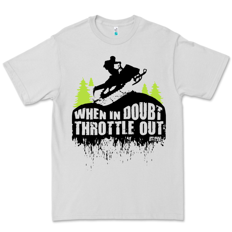Snowmobile Throttle Premium Tee by artisFamous | Teevron