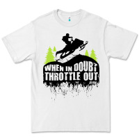 White snowmobile throttle Premium Tee - artisFamous