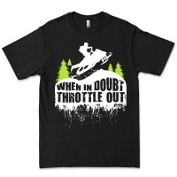 Black snowmobile throttle Premium Tee - artisFamous
