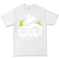 White snowmobile throttle Premium Tee - artisFamous
