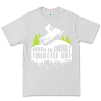 Dove Grey snowmobile throttle Premium Tee - artisFamous