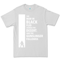 Dove Grey the man in black fled across the desert Premium Tee - artisFamous