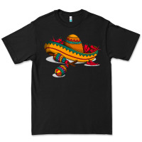 Black maracas sombrero mexican Premium Tee - artisFamous