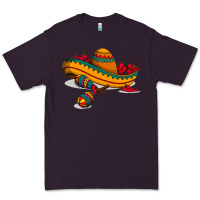 Plum maracas sombrero mexican Premium Tee - artisFamous