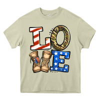 Mossy 4th of July Army Love Heavy Core Tee - Jasminsmagicworld