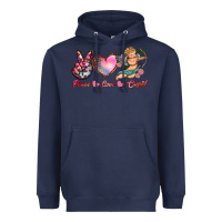Navy peace love cupid Heavyweight Hoodie - RanaPortraitStore