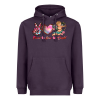 Plum peace love cupid Heavyweight Hoodie - RanaPortraitStore