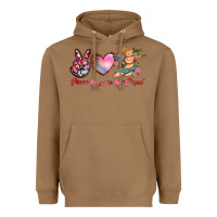 Toasted Coconut peace love cupid Heavyweight Hoodie - RanaPortraitStore
