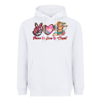 White peace love cupid Heavyweight Hoodie - RanaPortraitStore