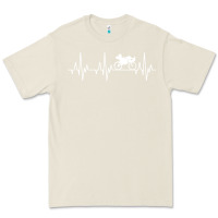 Bone heartbeat recumbent bicycle bike cyclist biking Premium Tee - artisFamous
