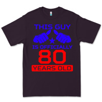Plum this guy is 80 years funny 80th birthday Premium Tee - artisFamous
