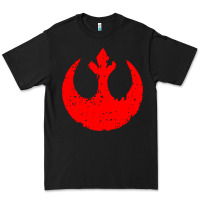 Black distressed rebel alliance symbol Premium Tee - artisFamous