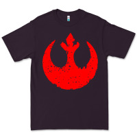 Plum distressed rebel alliance symbol Premium Tee - artisFamous