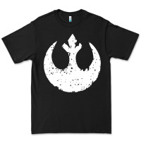Black distressed rebel alliance symbol Premium Tee - artisFamous