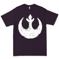 Plum distressed rebel alliance symbol Premium Tee - artisFamous
