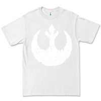 White distressed rebel alliance symbol Premium Tee - artisFamous