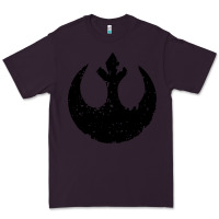 Plum distressed rebel alliance symbol Premium Tee - artisFamous