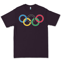 Plum Olympic Rings Premium Tee - artisFamous