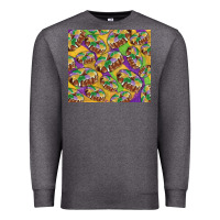 Charcoal Heather mardi gras king cake Premium Sweatshirt - RanaPortraitStore