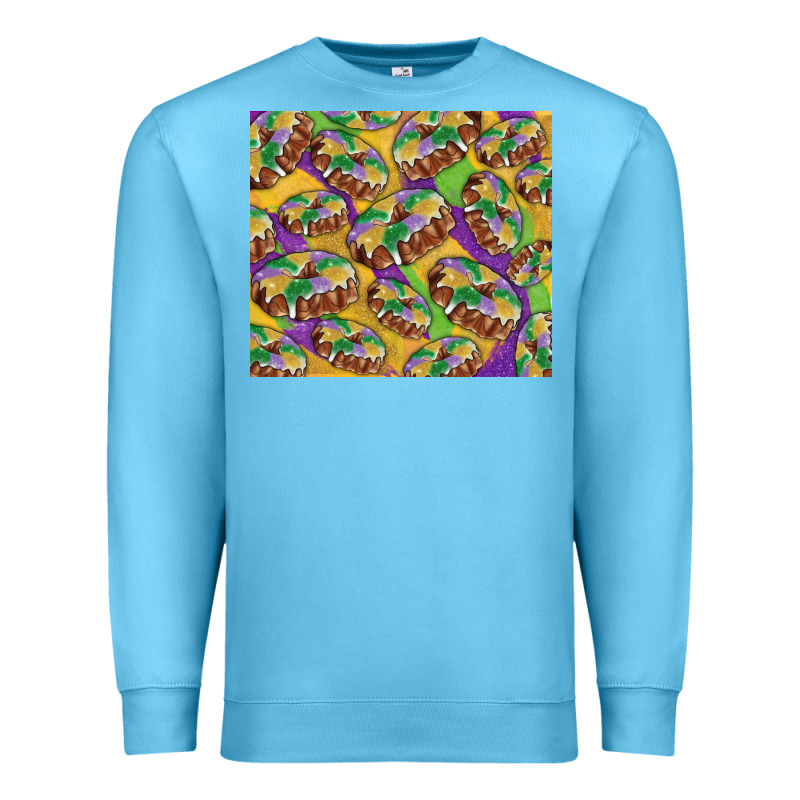 Mardi Gras King Cake Premium Sweatshirt by RanaPortraitStore | Teevron
