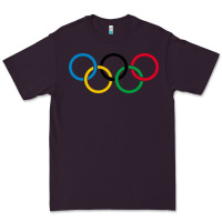 Plum Olympic Rings Premium Tee - artisFamous