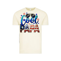 Vintage Arctic Cool Papa American Flag 4th of July Vintage Tee - LillyAllenDesigns
