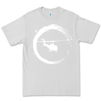 Dove Grey helicopter Premium Tee - artisFamous