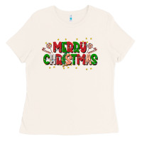Bone festive merry christmas greeting Ladies Tee - CowhideDigitalArt
