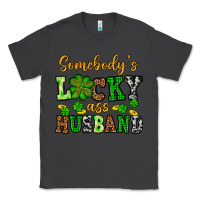 Smoke St. Patrick's Somebody's lucky as husband Classic Tee - OliviaCreatesArt