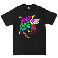 Black BAD GIRL COVEN - THE OWL HOUSE Premium Tee - artisFamous