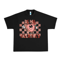 Black Be My Valentines Urban Heavy Tee - CowhideDigitalArt