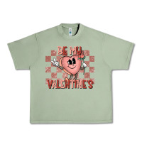 Oil Green Be My Valentines Urban Heavy Tee - CowhideDigitalArt