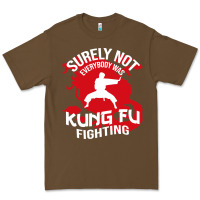 Surely Not Everybody Was Kung Fu Fighting Premium Tee | Teevron