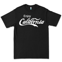 Black enjoy california Premium Tee - artisFamous
