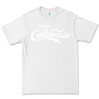 White enjoy california Premium Tee - artisFamous