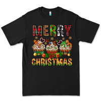 Black merry christmas with cupcake bbs Premium Tee - BundleAndBundleShop