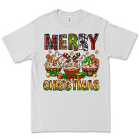 Dove Grey merry christmas with cupcake bbs Premium Tee - BundleAndBundleShop