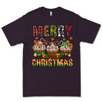 Plum merry christmas with cupcake bbs Premium Tee - BundleAndBundleShop