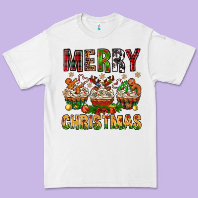 Merry Christmas With Cupcake Bbs Premium Tee Designed By Bundleandbundleshop