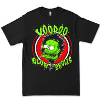 Black voodoo glow skulls Premium Tee - artisFamous