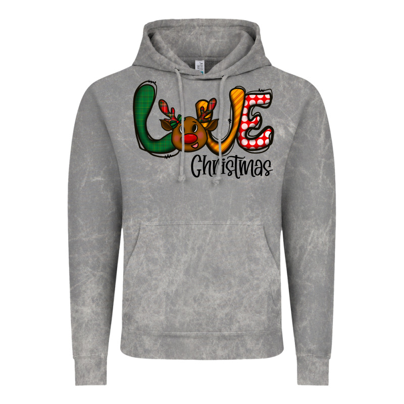 Love Christmas Vintage Hoodie by CowhideDigitalArt | Teevron